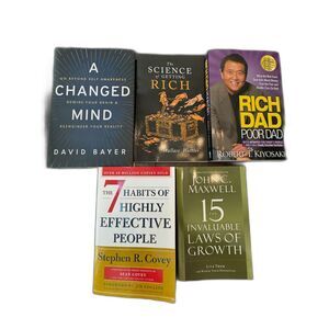 Self Help Books (1 hardcover & 4 Softcover) Great Condition!